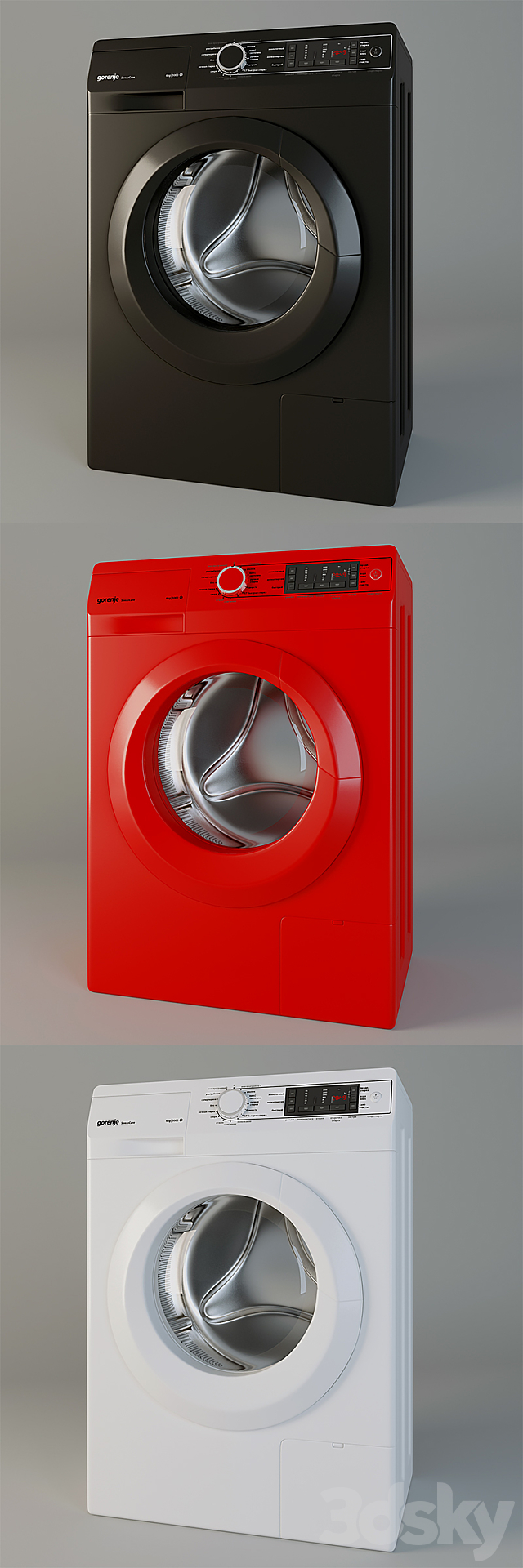 Washer 3DS Max Model - thumbnail 2