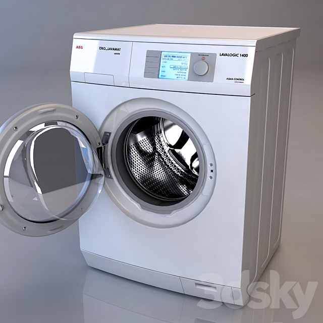 washer AEG 3DSMax File - thumbnail 1