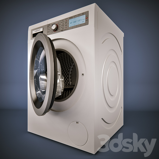 Washer BOSCH WAY XXXXX 3DSMax File - thumbnail 2