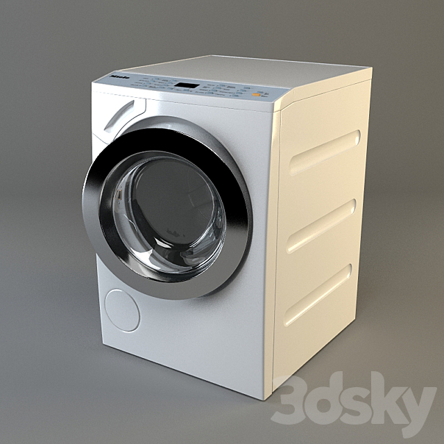 Washer miele W6746 WPS 3ds Max - thumbnail 1