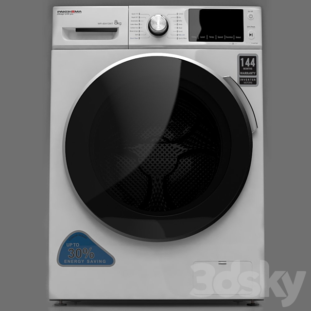 Washing machine 3DS Max Model - thumbnail 2