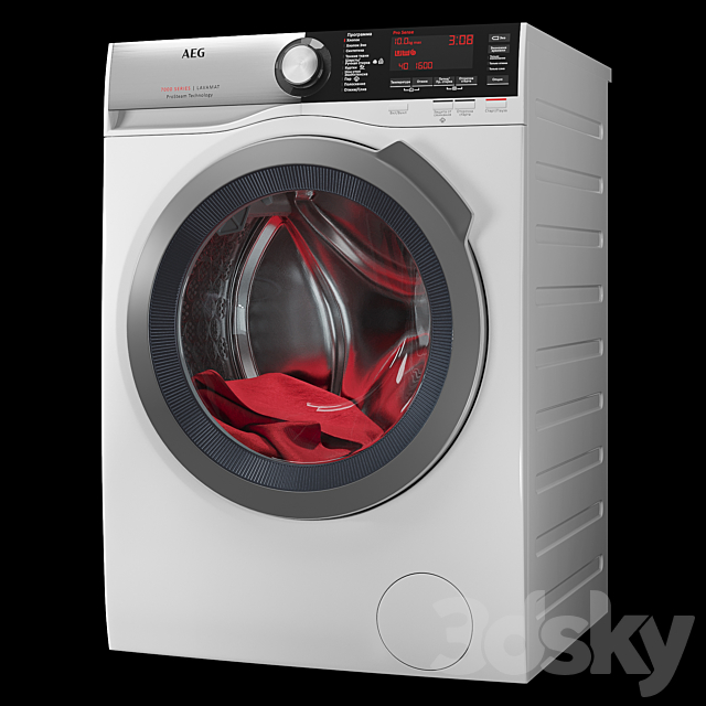 Washing machine AEG L8WBC61SR 3DS Max Model - thumbnail 2