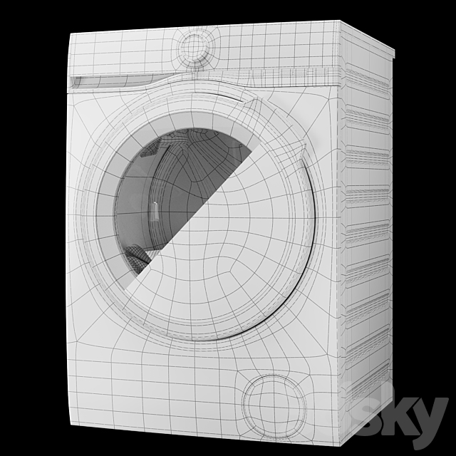 Washing machine AEG L8WBC61SR 3DS Max Model - thumbnail 4