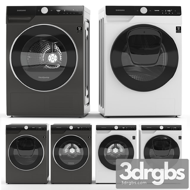 Washing machine and dryer samsung 2 - thumbnail 1