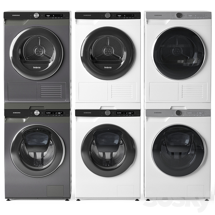 Washing machine and dryer Samsung 3DS Max - thumbnail 1