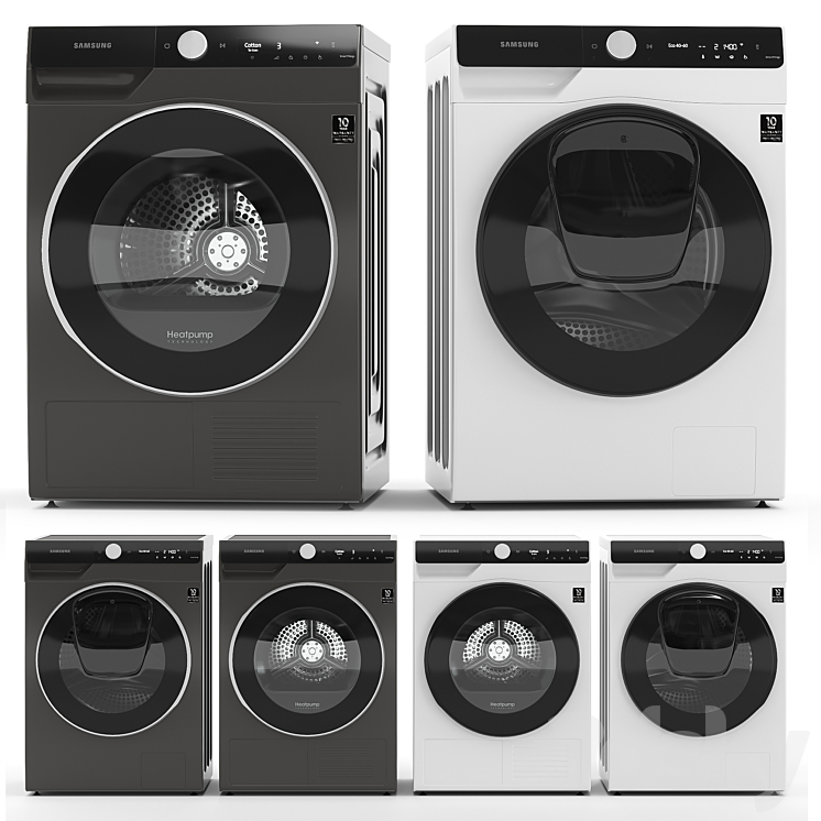 Washing machine and dryer Samsung 3DS Max - thumbnail 1