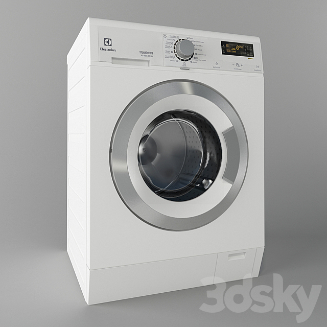 Washing machine Electrolux EWW 1697 MDW 3DSMax File - thumbnail 1