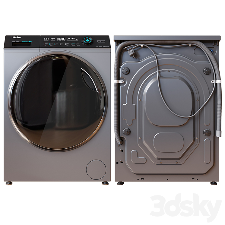 Washing Machine HAIER HW80-B14979S 3DS Max - thumbnail 2