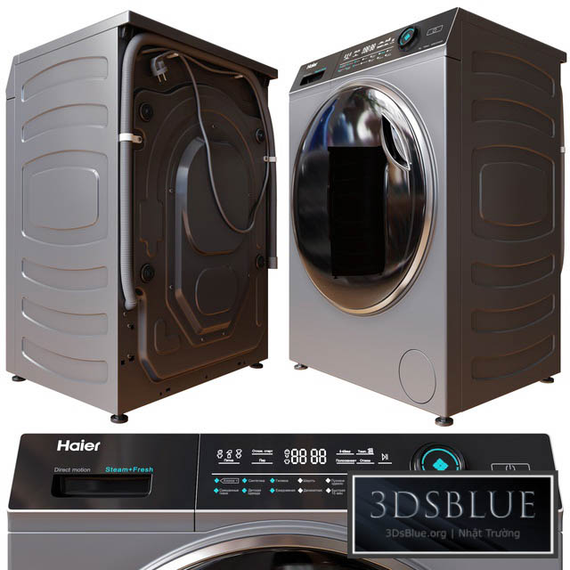 Washing Machine HAIER HW80-B14979S 3DS Max - thumbnail 3