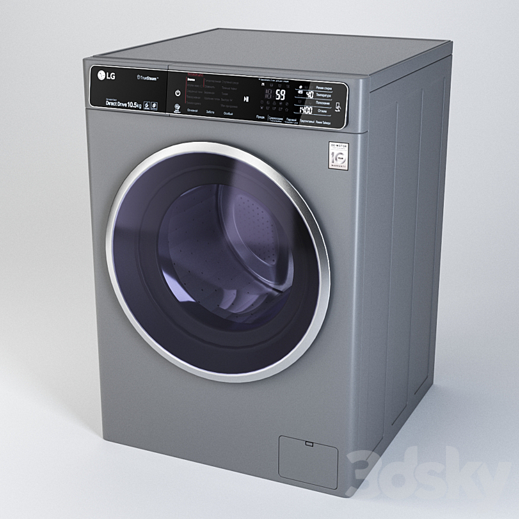 Washing Machine LG F14U1JBS6 3DS Max - thumbnail 1