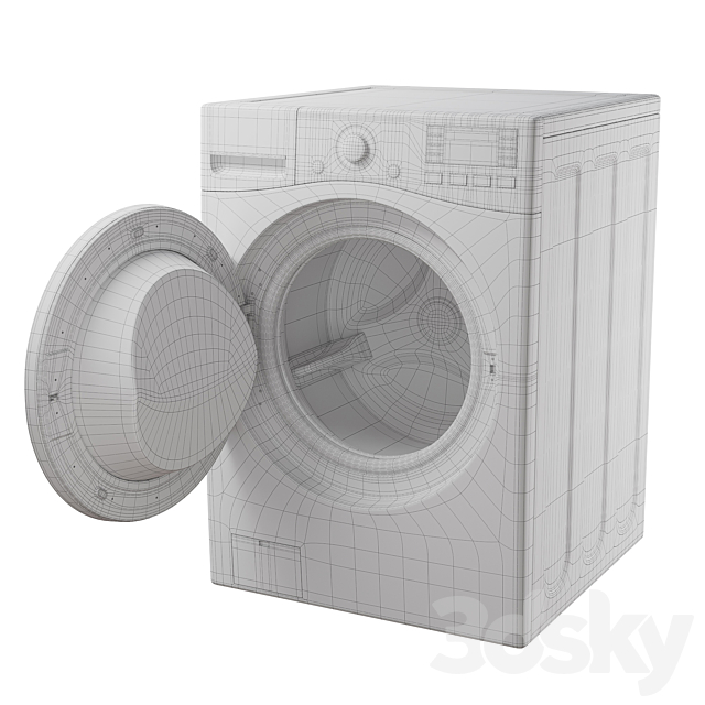 Washing machine LG F1K2CH2T 3DS Max Model - thumbnail 3