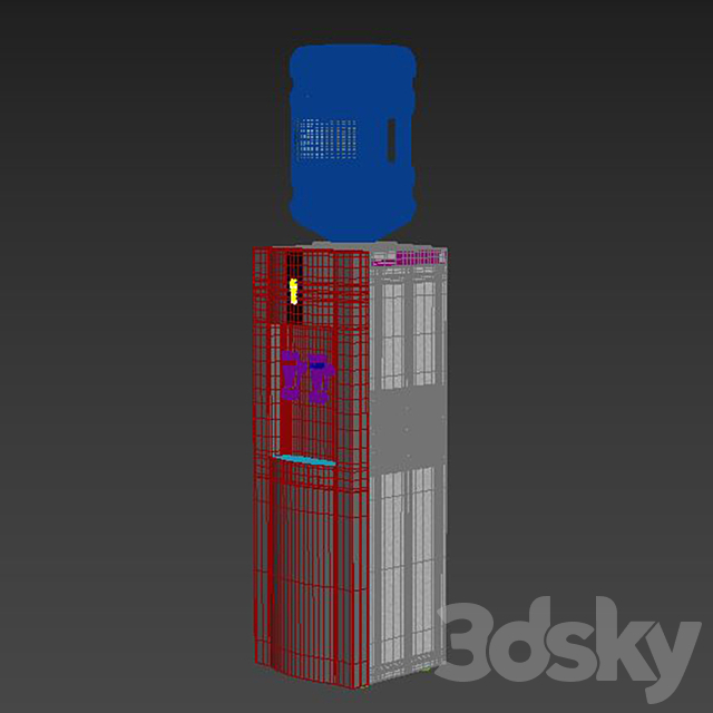 water cooler 3ds Max - thumbnail 3