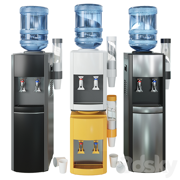 Water cooler 3DS Max - thumbnail 1