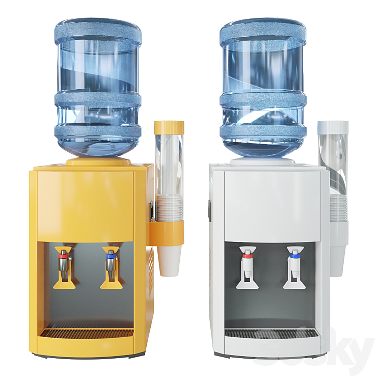 Water cooler 3DS Max - thumbnail 2