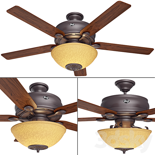 Westover – 52 “Ceiling Fan 3ds Max - thumbnail 1