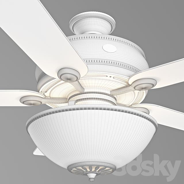 Westover – 52 “Ceiling Fan 3ds Max - thumbnail 2