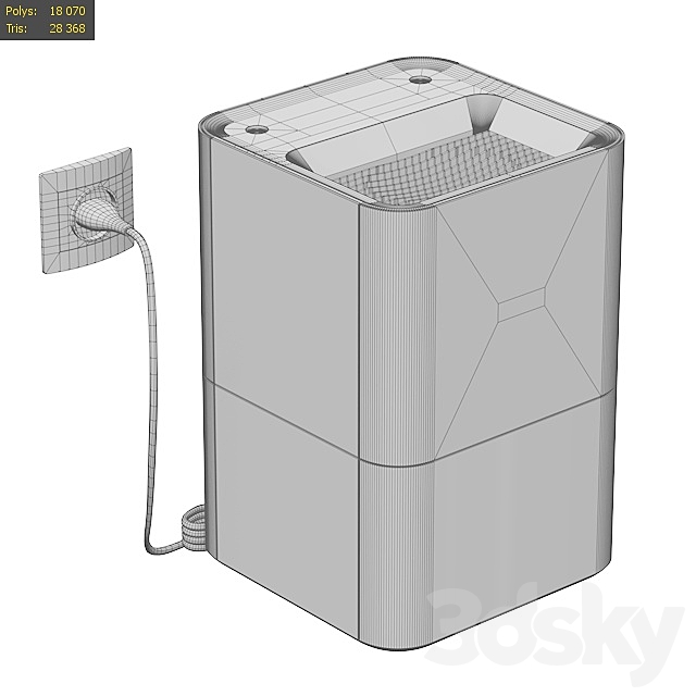 Xiaomi Humidifier 2 humidifier 3DSMax File - thumbnail 3