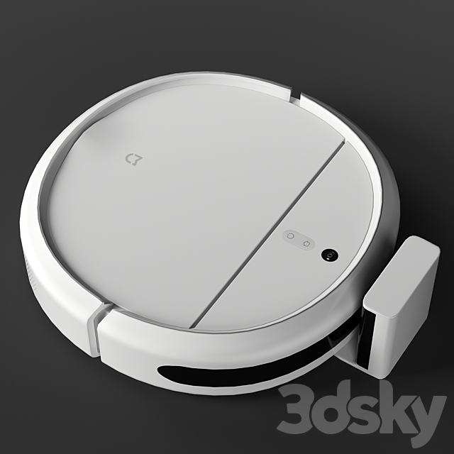 Xiaomi Mi Robot Robot Vacuum Cleaner 3ds Max - thumbnail 1