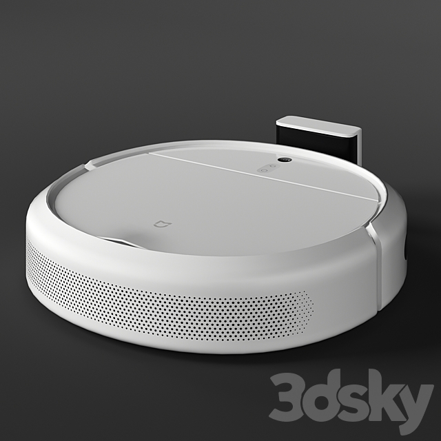 Xiaomi Mi Robot Robot Vacuum Cleaner 3ds Max - thumbnail 3