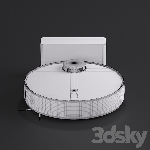 Xiaomi Mi Robot Vacuum Cleaner 1S Robot Vacuum Cleaner 3DSMax File - thumbnail 4