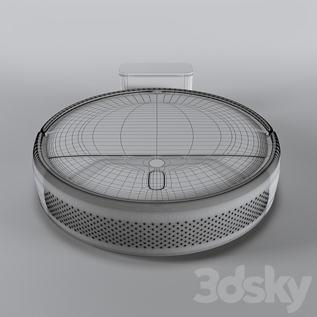 Xiaomi Mi Robot Vacuum-Mop Robot Vacuum Cleaner 3DS Max Model - thumbnail 4