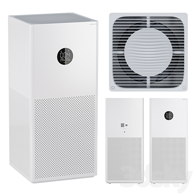 Xiaomi Mi Smart Air Purifier 4 Lite 3ds Max - thumbnail 1