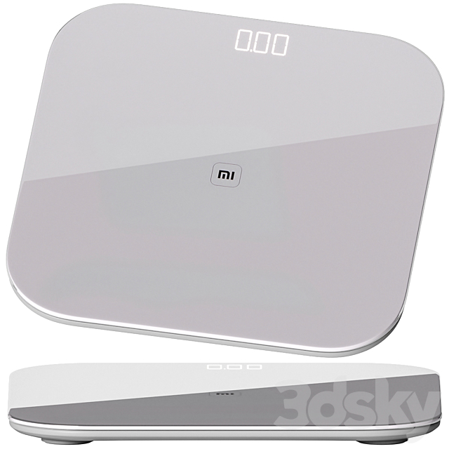 Xiaomi Mi Smart Scale 2 – electronic scales 3ds Max - thumbnail 1