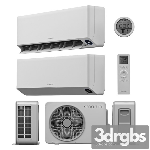 Xiaomi Smartmi Air Conditioner 3dsmax Download - thumbnail 1