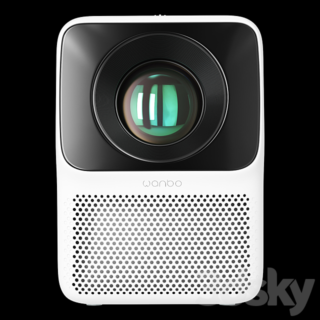 Xiaomi Wanbo T2 Max Projector 3ds Max - thumbnail 2