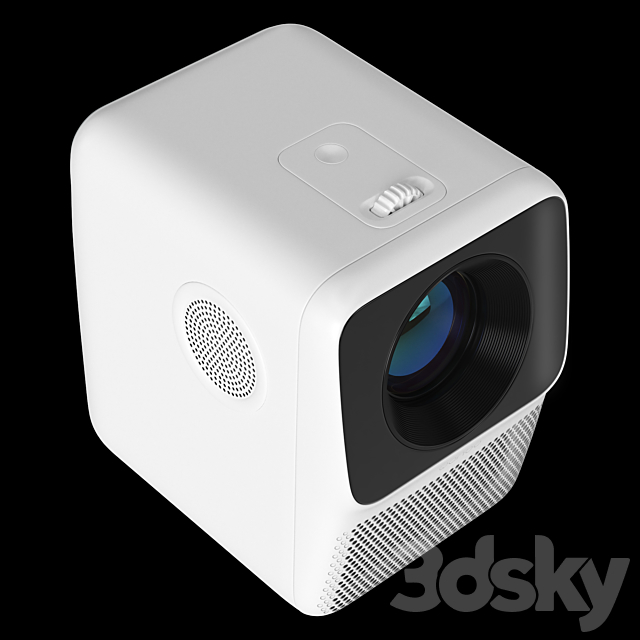 Xiaomi Wanbo T2 Max Projector 3ds Max - thumbnail 3