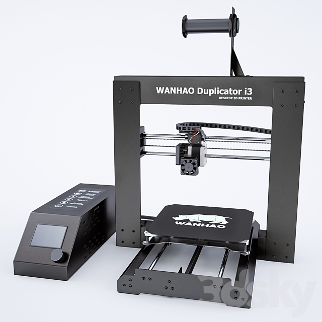 3D printer WANHAO DUBLICATOR I3 V 2.1 3DSMax File - thumbnail 2