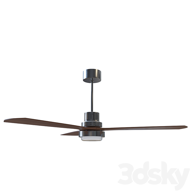 52 “Ceiling Fan Remote Control 3 Blades LED 3ds Max - thumbnail 1