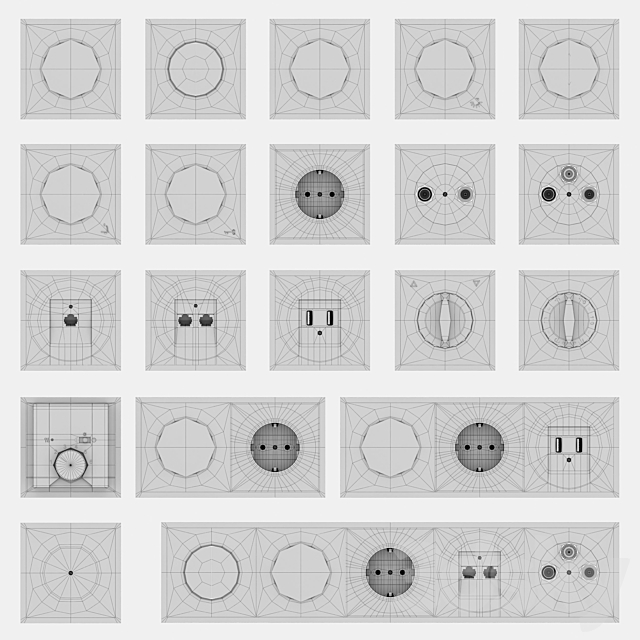 ABB Impuls switches 3DSMax File - thumbnail 3