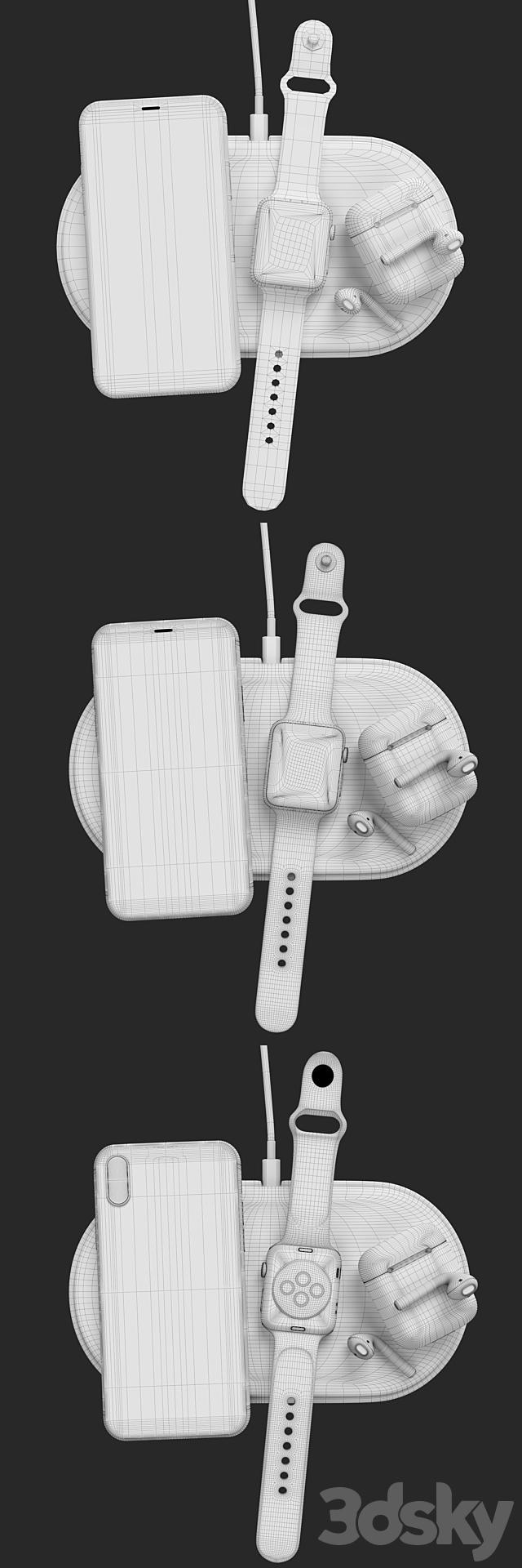 Apple Set 3ds Max - thumbnail 3