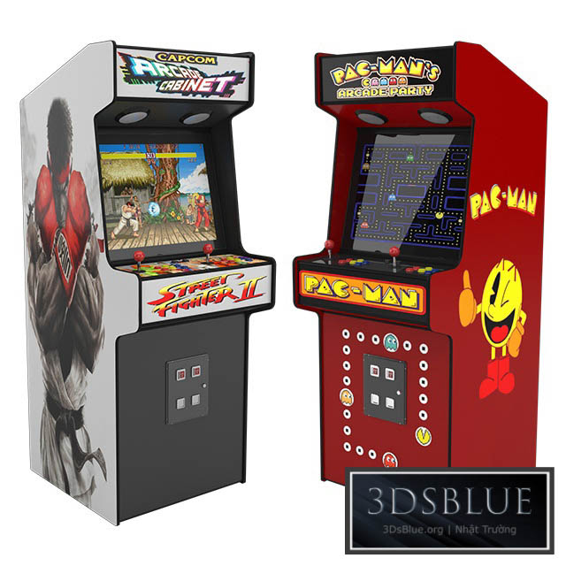 Arcade atari machines 3DS Max - thumbnail 3