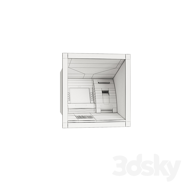 ATM machine 3DSMax File - thumbnail 3