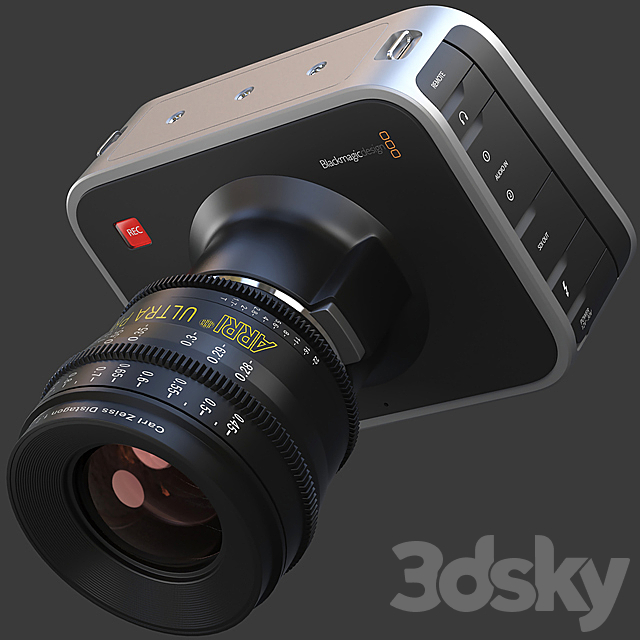 BlackMagic Cinema Camera EF 3ds Max - thumbnail 1