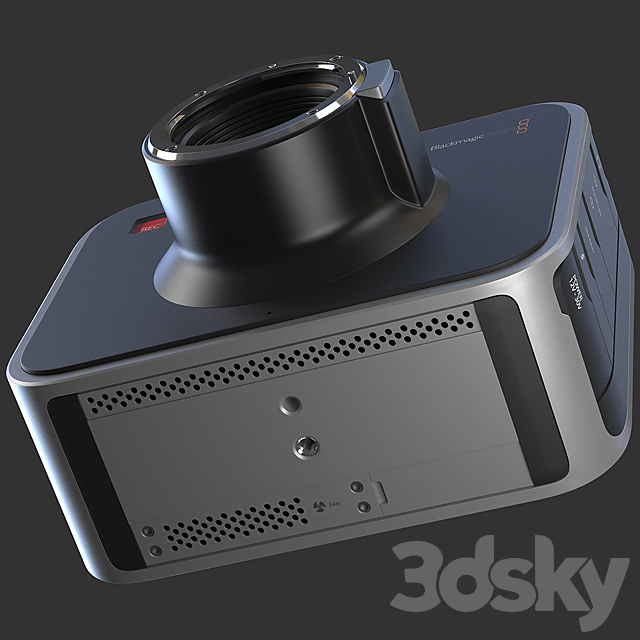 BlackMagic Cinema Camera EF 3ds Max - thumbnail 3