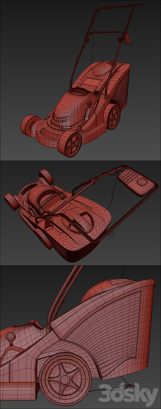 Bosch Lawn Mowers 3DSMax File - thumbnail 3