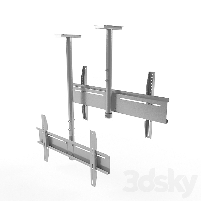 Bracket for LCD TV GAL PlasmaLong-Twin 3DSMax File - thumbnail 1