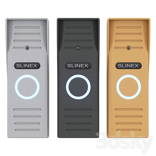 Call panel of the video on-door speakerphone Slinex ML-15HR 3DS Max Model - thumbnail 2