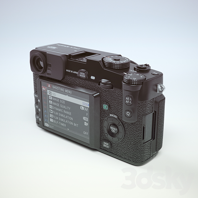 Camera Fujifilm X pro 1 3ds Max - thumbnail 2