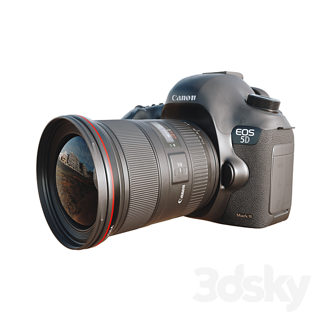 Canon EOS 5D Mark III Camera 3DSMax File - thumbnail 1