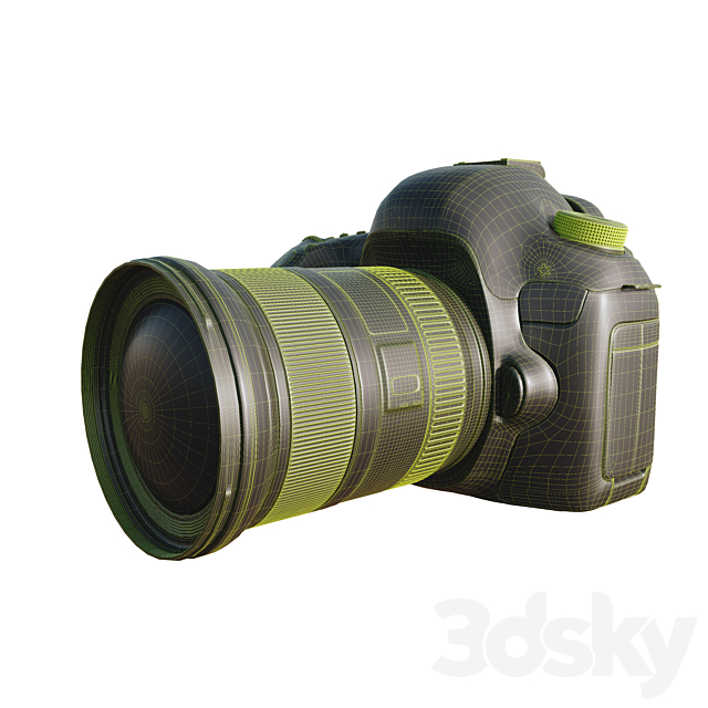 Canon EOS 5D Mark III Camera 3DSMax File - thumbnail 4