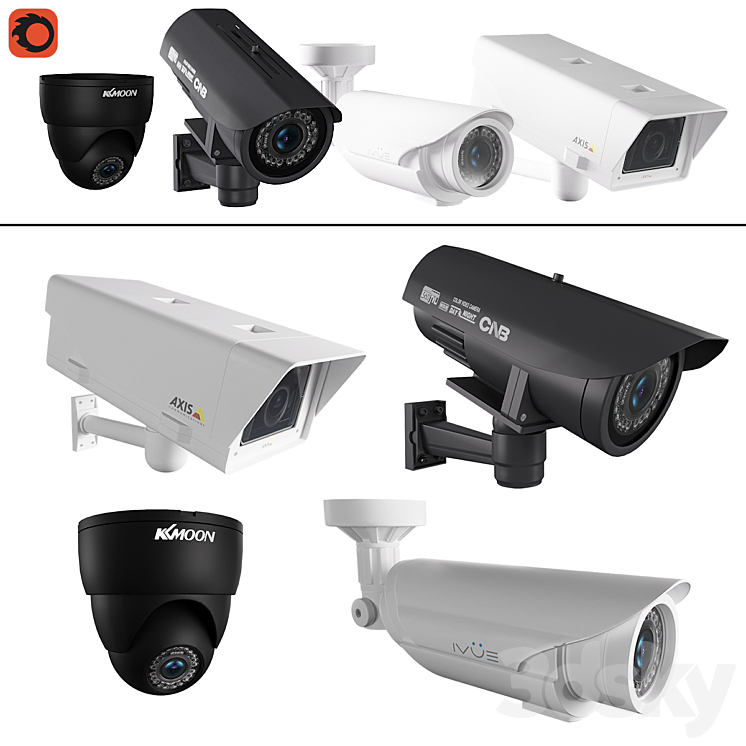 CCTV Cameras 3DS Max - thumbnail 1