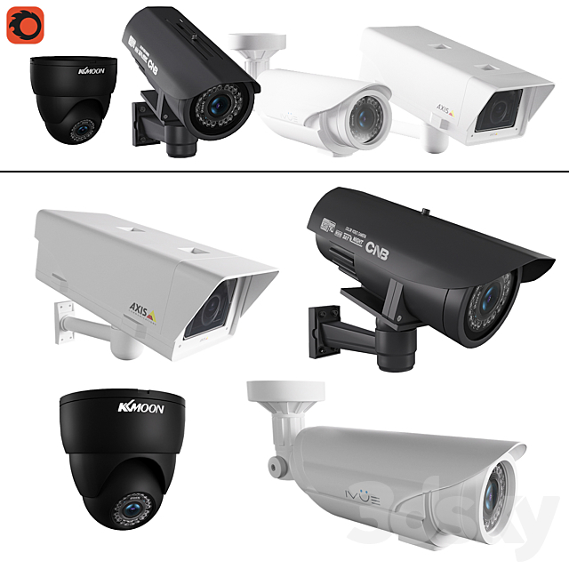 CCTV Cameras 3DSMax File - thumbnail 1