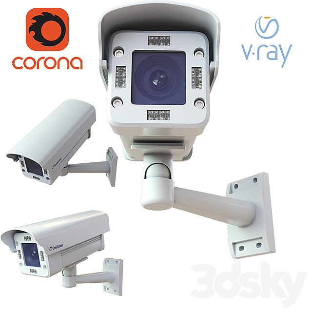 CCTV Cameras GeoVision 3ds Max - thumbnail 1