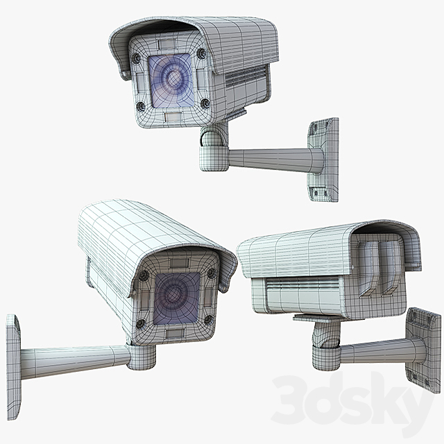 CCTV Cameras GeoVision 3ds Max - thumbnail 3