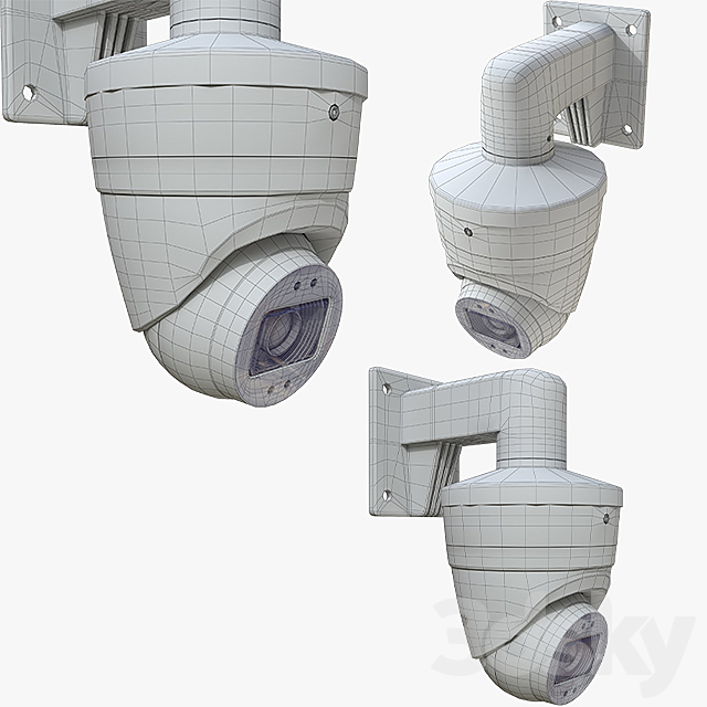 CCTV Surveillance Cameras HikVision 3DSMax File - thumbnail 3