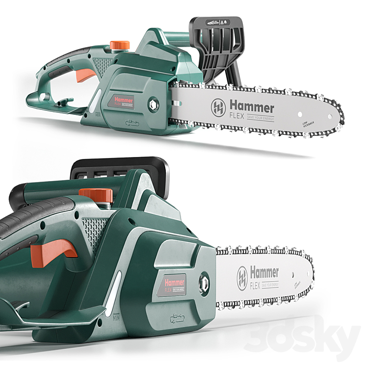 Chainsaw Hammer Flex CPP1800D 3DS Max - thumbnail 1